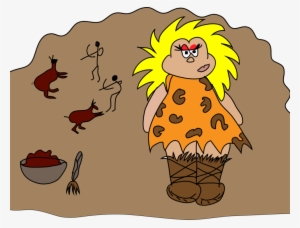 Lion Cave Painting Bears' Cave - 6oz Stainless Steel Hip Flask Of Cavewoman