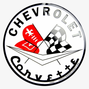 Cs Chevrolet Circle Sign Hangtime - Vintage Chevrolet Corvette Sign