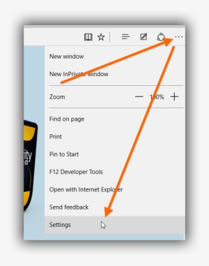 Open Settings In Microsoft Edge