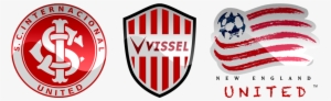 Leaked Revisions To The Logos Of Internacional, Vissel - New England Revolution 5" X 7" Magnet, Multi
