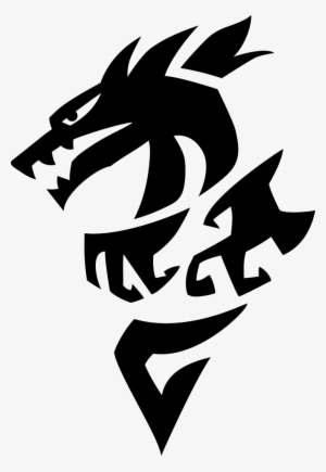 Left Facing Dragon Logo - Round Rock Dragon Logo