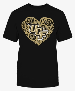 Ucf Knights Rose Heart T Shirt - Scrambler Ducati T Shirt