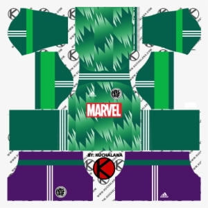 Adidas Marvel Iron Man, Hulk, Spider-man 2018 Kits - Kit Arema Dream League Soccer 2018