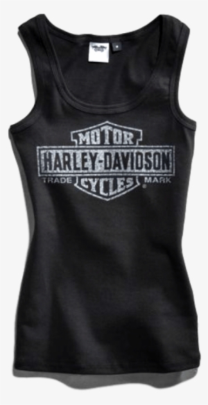 Women's Bar & Shield Logo Tank - Harley-davidson Black Matte Zippo Lighter
