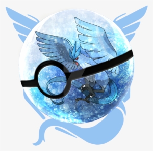 Team Mystic From Pokemon Go By Idkapanda On Deviantart - Pokemon Go Team Mystic Pokeball