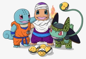 Squirtle As Krillin, Charmander As Piccolo, Bulbasaur - Squirtle Krillin Piccolo Charmander And Bulbasaur Cell