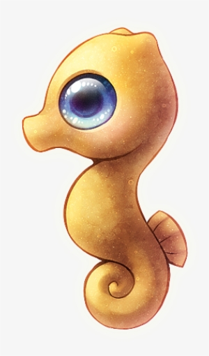 Cute Seahorse Png Transparent Picture - Cute Seahorse Drawing