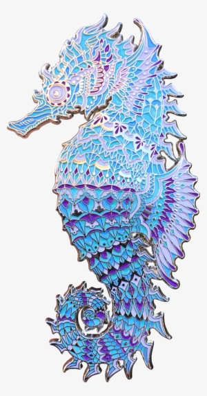 Crystal Seahorse Pin - Seahorse Pin