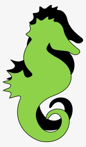 Vector Graphics - Silueta De Caballito De Mar