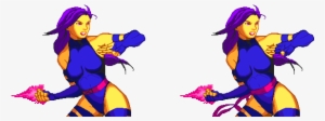 Mvc Styles - - Marvel Vs Capcom 2 Psylocke Sprites