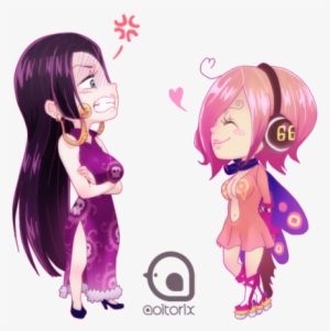 I Could Not Resist, I Had To Draw Hancock And Reiju - Boa Hancock Vs Reiju