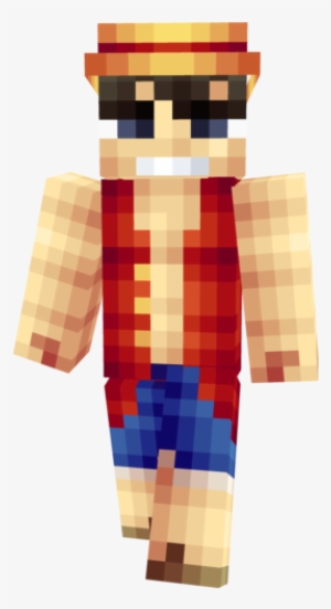 Iuigpng - Luffy One Piece Minecraft Planet