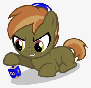 Punzil504, Button Mash, Chanukah, Dreidel, Hanukkah, - My Little Pony Hanukkah