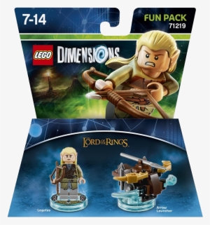 Lego Dimensions Fun Pack Lord Of The Rings Legolas - Lego Dimensions Lord Of The Rings Fun Pack