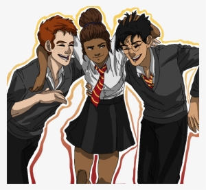 #harrypotter #supernatural #goldentrio #harry #potter - Cartoon