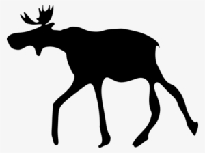 Elk Moose Deer Animal Silhouettes Drawing - Elk Clip Art