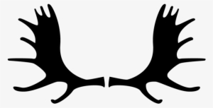 Moose Antlers Silhouette - Cutline Craft Antlers Animals Deer Style 6511, Craft