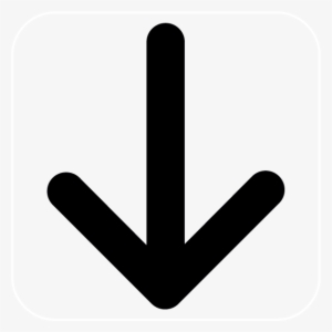 Png B/w - Down Arrow Jpg