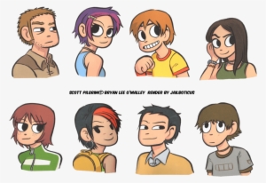 Scott Pilgrim Characters - Scott Pilgrim Characters Png