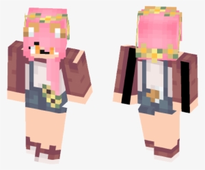 Pink Hair /w Dog Filter - Cartoon