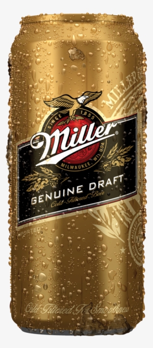 Miller Genuine Draft Logo Png Download - Miller Lager Cans