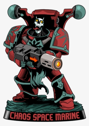 Warhammer Clipart Transparent - Chaos Space Marine Funny
