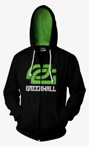 Optic Greenwall Zip Hoodie - Led Zeppelin Zip Hoodie