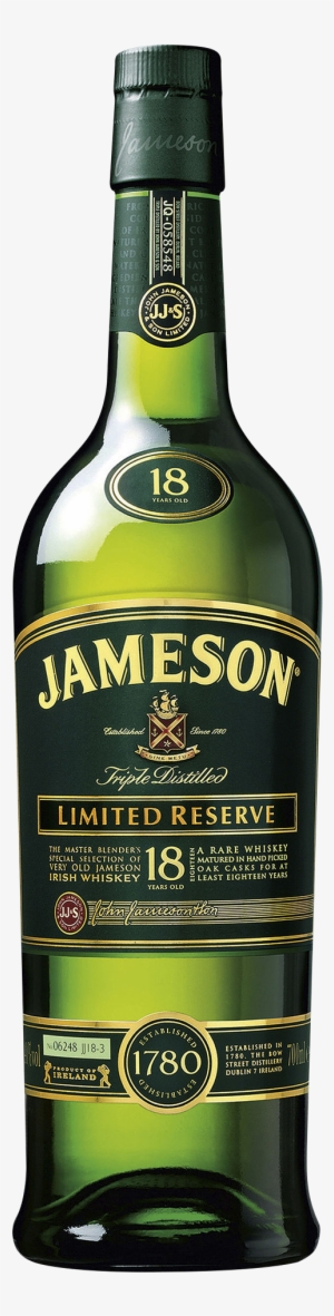 Jameson 18 Year Old Irish Whiskey 700ml - Jameson 18 Year Old Limited Reserve Blended Irish Whiskey