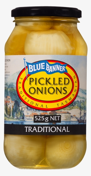 Blue Banner Pickled Onions 525g - Blue Banner Onions Pickled 525g