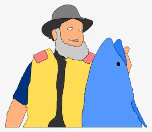 Big Fish Clip Art At Clker - ชาว ประมง เวก เตอร์
