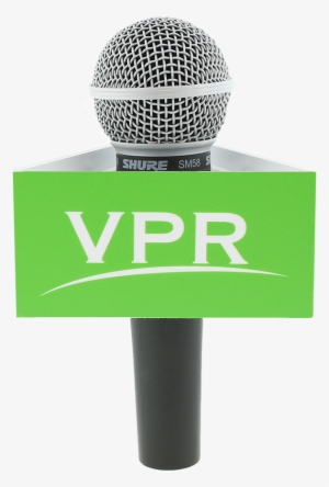 Vermont Public Radio Triangle Mic Flag - Shure Rpw110 Wireless Pg58 Cartridge, Assembly W/grille