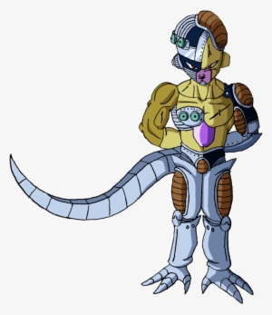 Clip Black And White Download Mecha Freeza Golden By - Imagenes De Golden Freezer