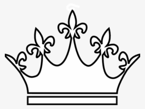 Drawn Crown Black And White - Queen Crown Drawing