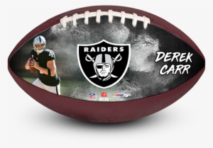 Full Size Hand Stitched Football With Synthetic Leather - Oakland Raiders