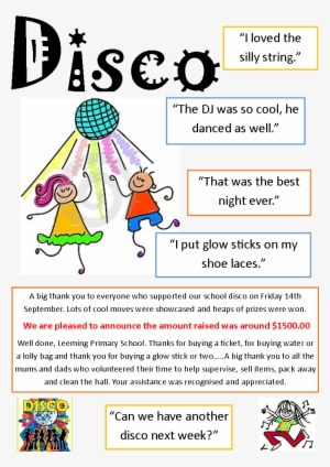 Disco News - Leeming Primary School