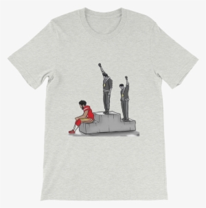 Colin Kaepernick Sits Unisex Short Sleeve T-shirt - Colin Kaepernick Kneeling Painting