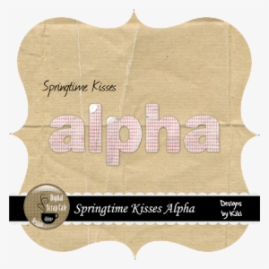 Springtime Kisses Alpha & All White Paper Pack Freebie - Bonheur