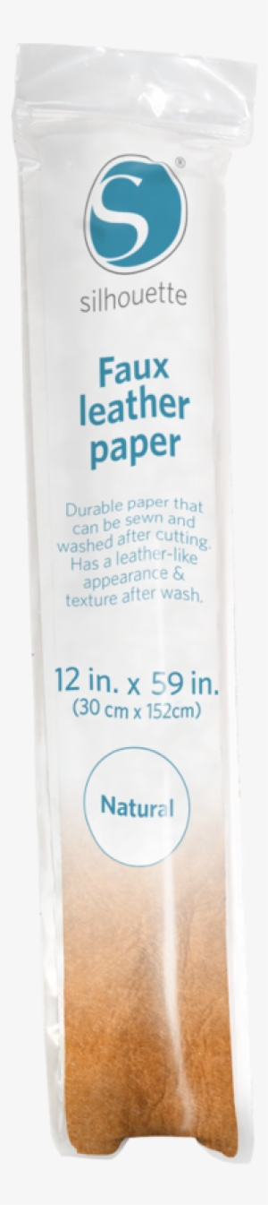 Faux Leather Paper / Natural - Silhouette 12 X 5 Faux Leather Paper - Natural
