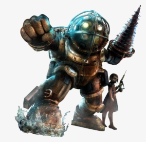 Big Daddy And Little Sister - Bioshock 2 Big Daddy