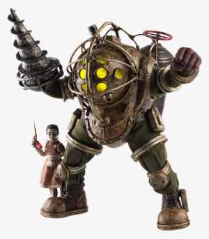 Bioshock Transparent Big Brother - Big Daddy & Little Sister: Bioshock: Threezero