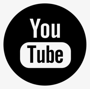 Facebook Twitter Youtube Icons Png Contact Us - Youtube Icon Png Black