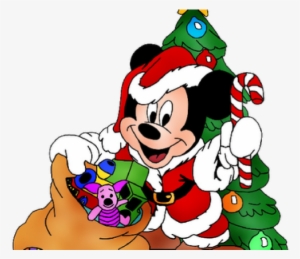 Mickey Mouse Clipart Christmas Tree - Mickey Mouse Christmas Clip