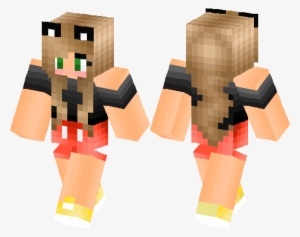 Mickey Mouse Girl Version Minecraft Skin Minecraft - Mickey Mouse Girl Minecraft Skin