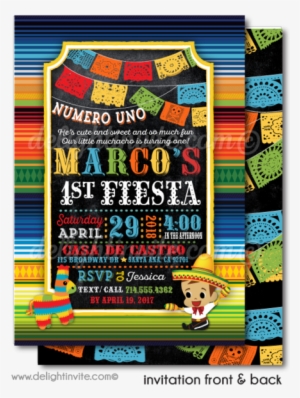 Birthday Invitations Tagged "fiesta 1st Birthday Invitations" - Birthday