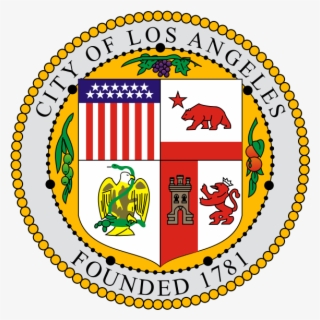 Seal Of Los Angeles California - Los Angeles Flag Png