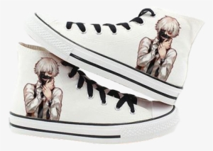 Tokyo Ghoul Ken Kaneki Dress Shirt Canvas Sneakers - Tokyo Ghoul Shoes