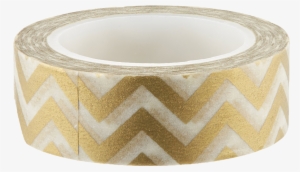 Gold Washi Stationary Giveaway - Wrapables Striped Washi Masking Tape, Gold Chevron
