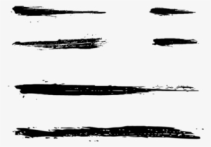 Set Of Brush Stroke Textures - Line Brush Stroke Png
