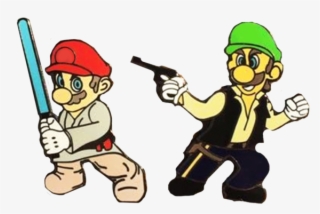Mario Skywalker And Luigi Solo Hat Pins Misprints - Luigi