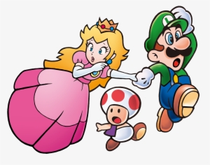 Graphic Transparent Peach Toad Luigi Super - Super Mario Advance 4 Super Mario Bros 3 E